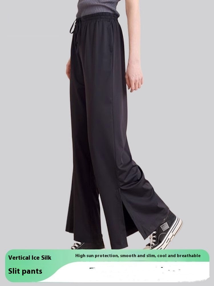 Sports Drape Baggy Pants Straight