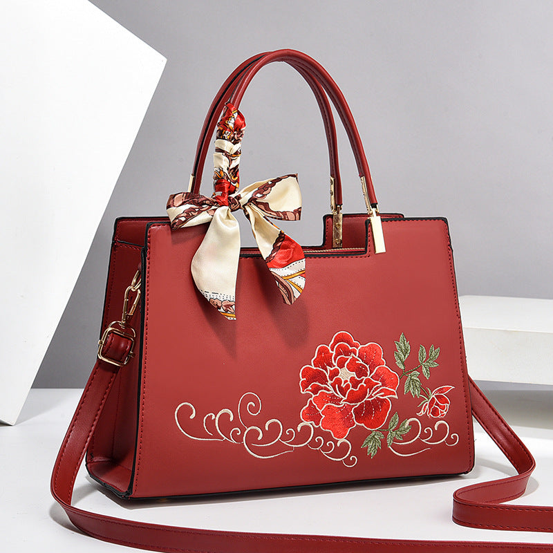 Large Capacity Embroidered Women Bag