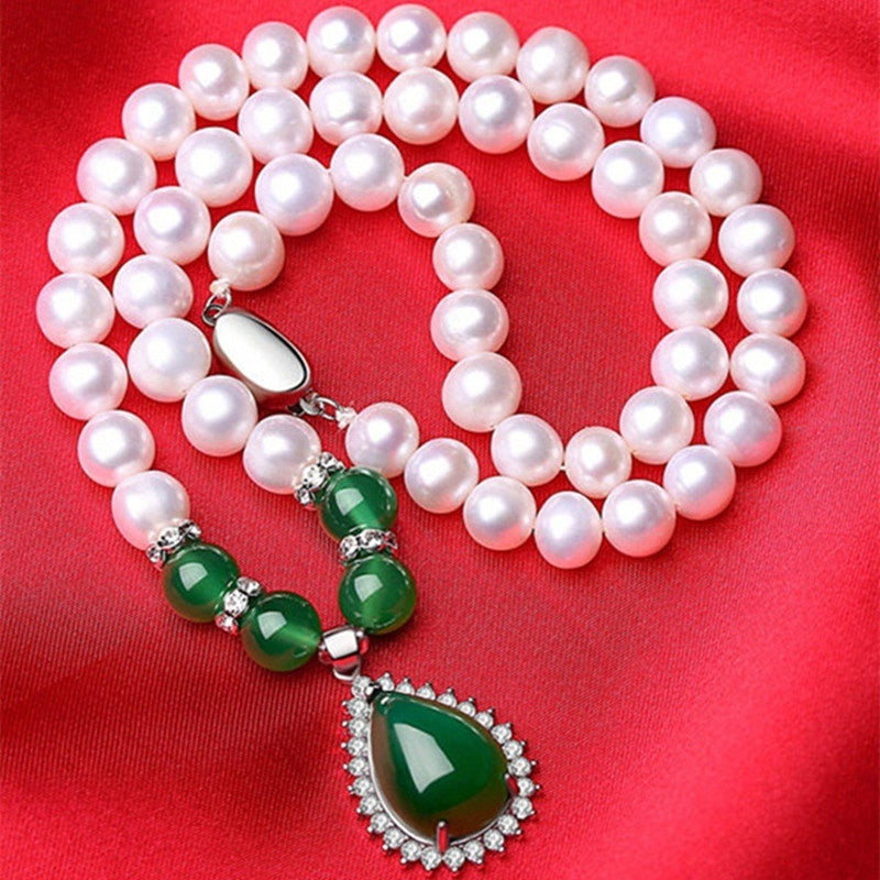 925 Silver Shell Pearl Necklace