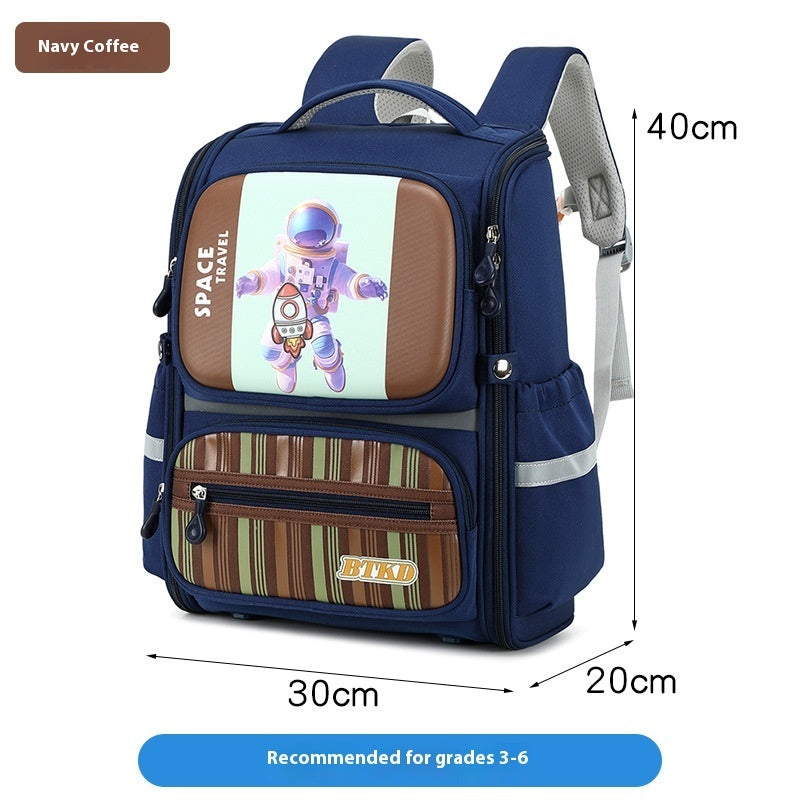 Astronaut Bag Schoolbag Burden Reduction Boys And Girls Large Capacity