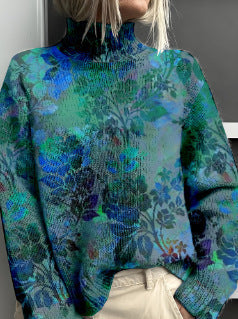 Women's Woolen Sweater Fashion Personality Turtleneck Sweater