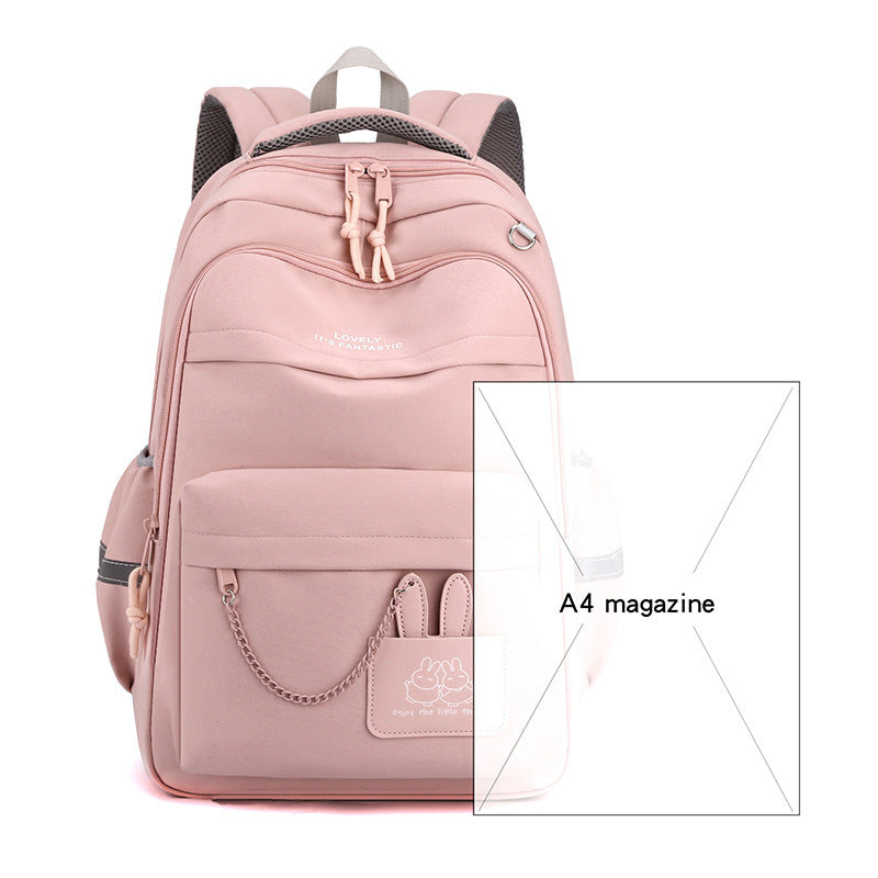 Leisure Travel Backpack New Cute Junior High School Student Schoolbag