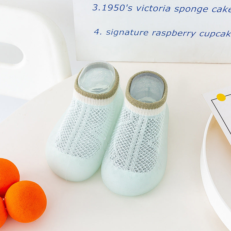 جوارب شبكية للأطفال مضادة للبعوض، جوارب صيفية للأطفال غير قابلة للانزلاق