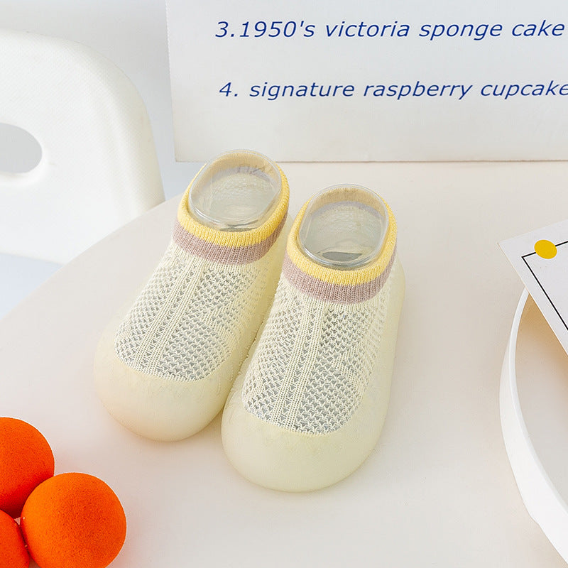 جوارب شبكية للأطفال مضادة للبعوض، جوارب صيفية للأطفال غير قابلة للانزلاق