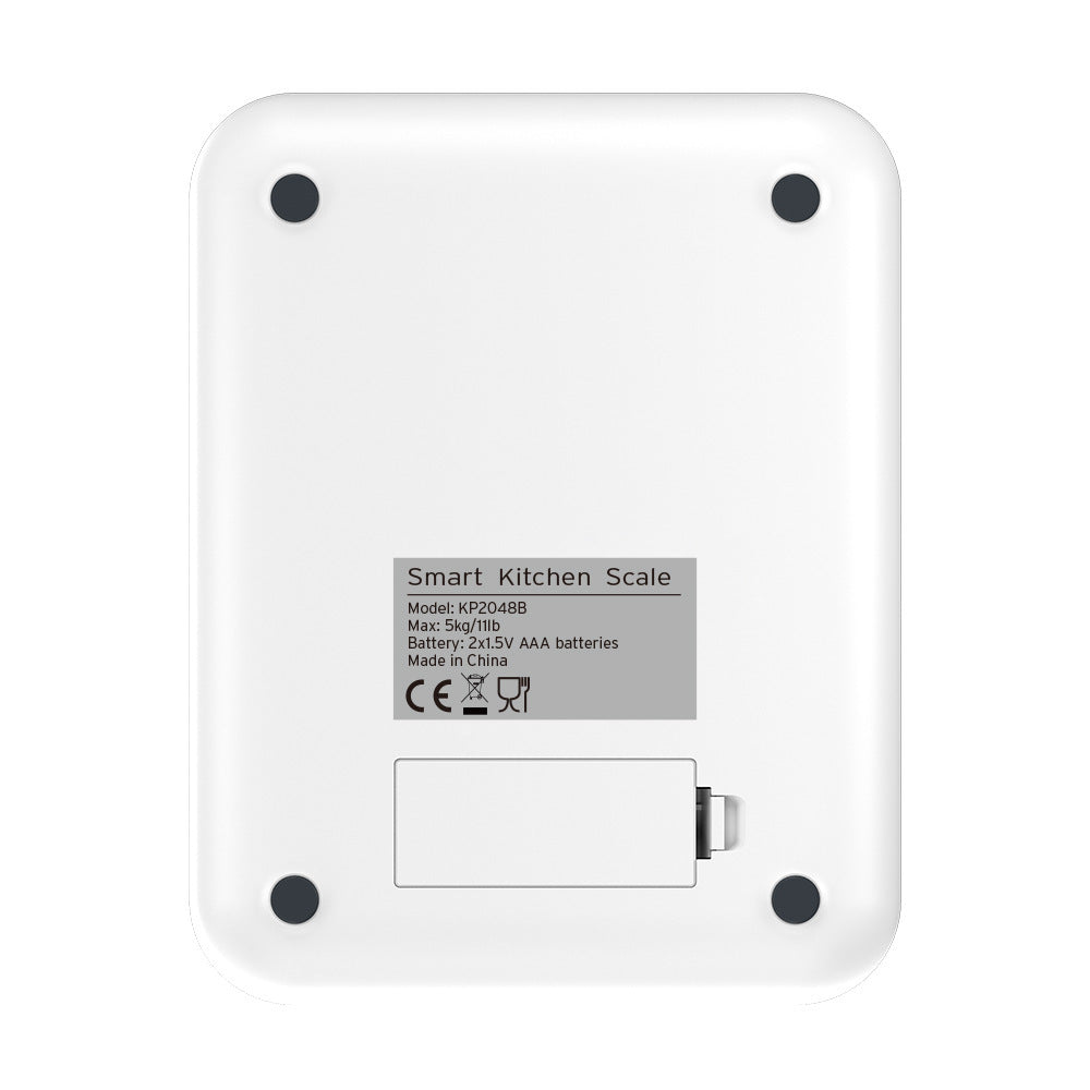 ميزان مطبخ ذكي، ميزان غذائي، ميزان ذكي للسعرات الحرارية للطعام، ميزان رقمي للطهي والخبز مع تطبيق حاسبة التغذية