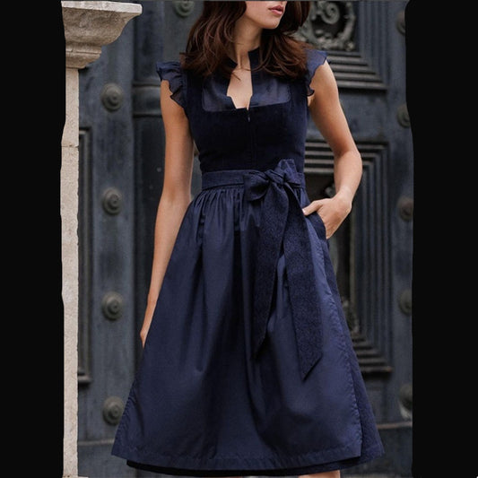 Women's Sleeveless Lace Loose And Versatile Dress