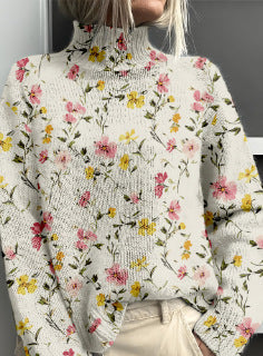 Women's Woolen Sweater Fashion Personality Turtleneck Sweater