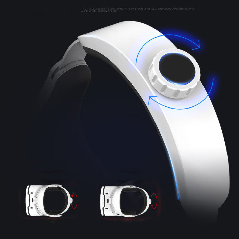 نظارات الواقع الافتراضي عالية الدقة القابلة للتعديل والمثبتة على الرأس مع سماعة الرأس