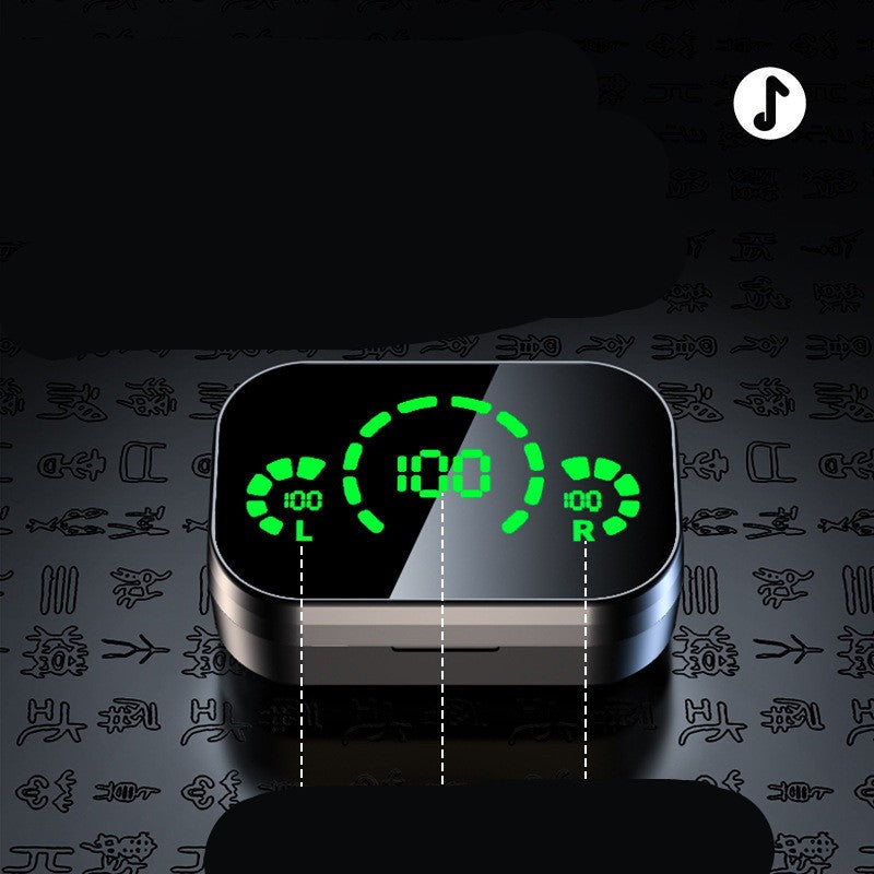 سماعة رأس لاسلكية YD03 متوافقة مع تقنية البلوتوث TWS وشاشة رقمية ذكية كبيرة وإضاءة للأذن