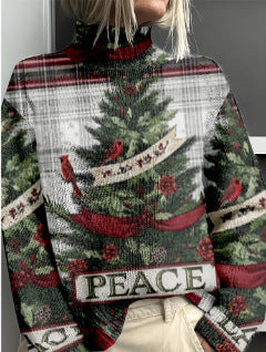 Women's Woolen Sweater Fashion Personality Turtleneck Sweater