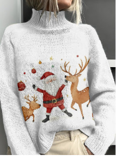 Women's Woolen Sweater Fashion Personality Turtleneck Sweater