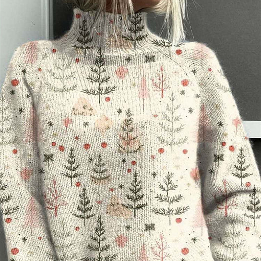 Women's Woolen Sweater Fashion Personality Turtleneck Sweater